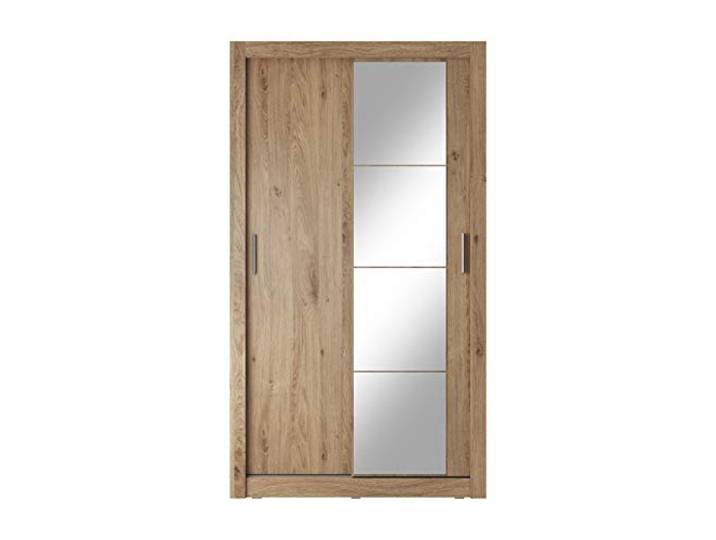 Schwebetürenschrank Kleiderschrank AR-06 ARTI Garderobenschrank mit Spiegel Schiebetürenschrank (Shetland Eiche)