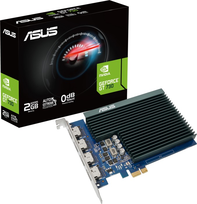 ASUS GeForce GT 730 GT730-4H-SL-2GD5 Grafikkarte 2 GB Passiv