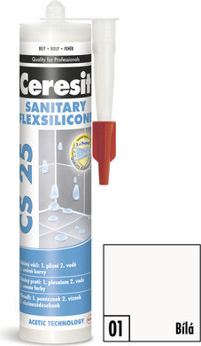 Ceresit CS 25 Sanitaire siliconenkit, wit, 280 ml