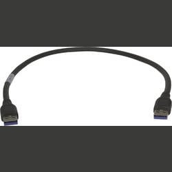 HARTING USB-Kabel USB 3.0 USB-A Stecker 1.50 m Schwarz Geschirmt 09451452932