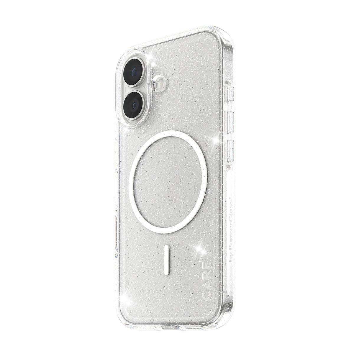 CARE by PanzerGlass Flagship Case Transparent Urban Explorer Star Lit m. Weiß MagSafe iPhone 17