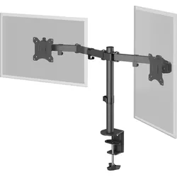 GOOBAY 58529 - Monitor Halter, 2 Displays, 17" - 32", 416 mm, Tischmontage