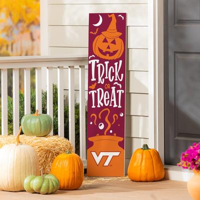 Evergreen "47"" Double Sided Seasonal Porch Leaner, Virginia Tech - 47"" x 11.25"""