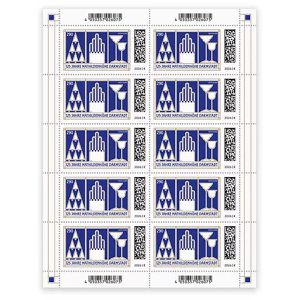 DeutschePost Briefmarken Set, 10 Stück à 2,90 EUR, 125 Jahre Mathildenhöhe Darmstadt, Maxibrief, nassklebend