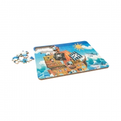 holzspielerei Holz-Puzzle - Ritterturnier 281095