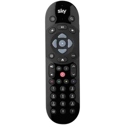 SKY SKY135 (Gerätespezifische Fernbedienung, Infrarot), Fernbedienung, Schwarz