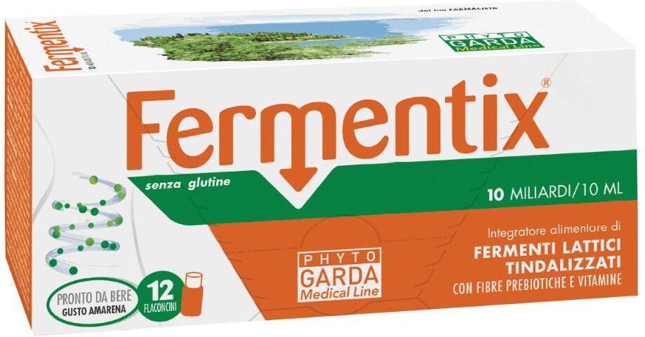 NAMED Srl Fermentix Plus - Senza Glutine - 10 Miliardi 12 Flaconcini