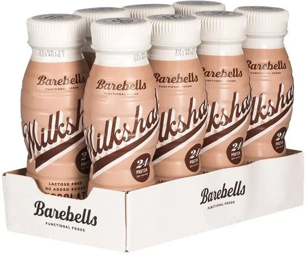 Barebells MILKSHAKE BATIDO PROTEICO 8 Batidos de 330ml Chocolate