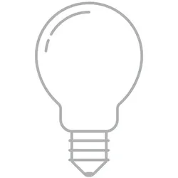 LED-Leuchtmittel, E27, 7,8 Watt NPS warmweiß, 10.4 cm