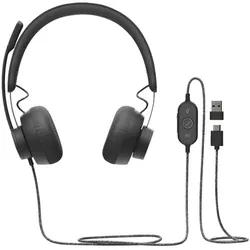 Logitech Headset »Zone Wired« schwarz