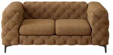 Corvus Chesterfield Aosta Tufted Velvet Loveseat