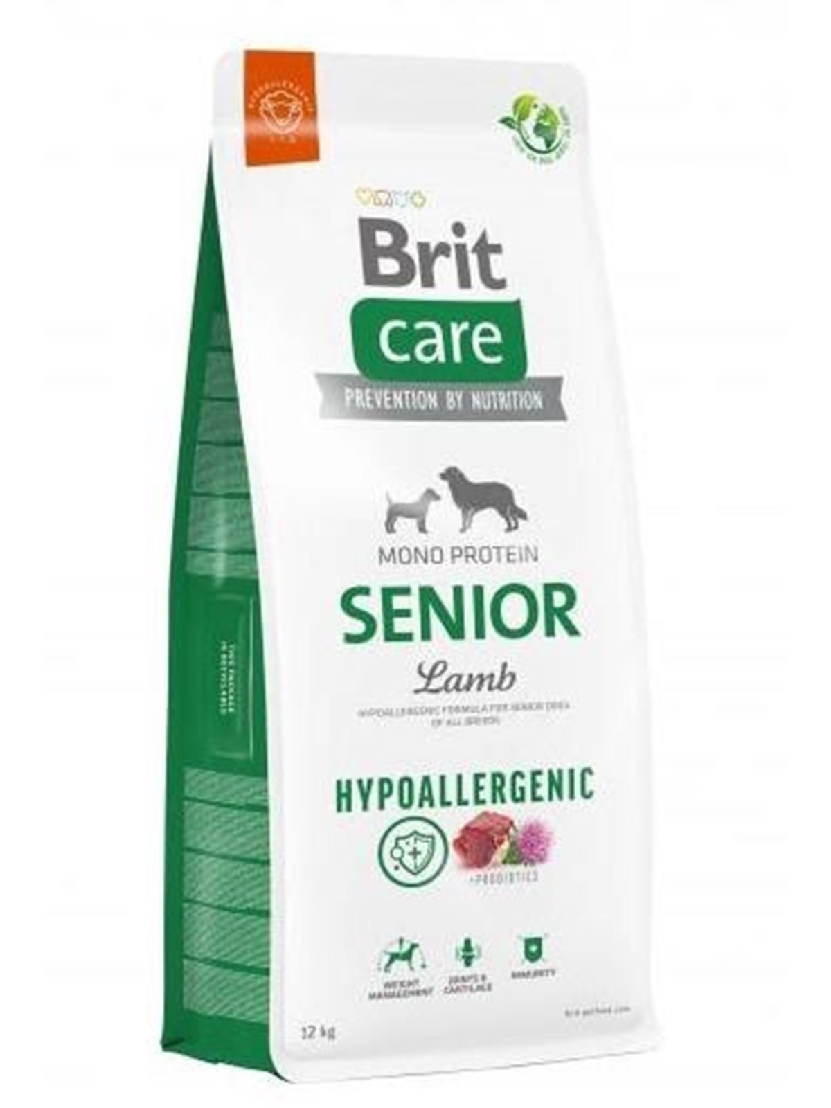Brit Hypoallergenic Senior Lamb&Rice - dry dog food - 12 kg