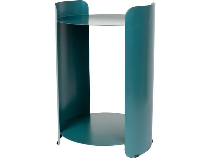 Dutchbone Navagio Bijzettafel Rond 31 cm Metaal Blauw