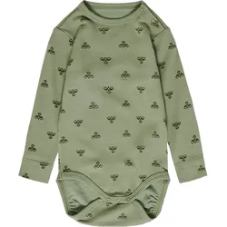 HUMMEL Hummel hmlBAMBO Baby Body Langarm oil green 56