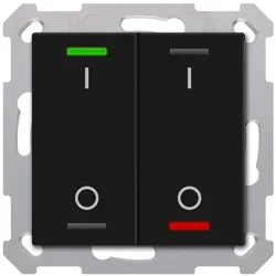 MDT technologies KNX Taster Light 55 2-fach BE-TAL55T206.B1