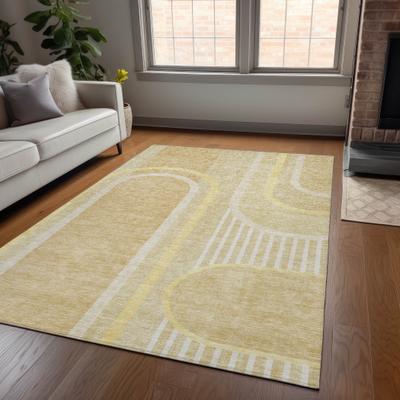 Addison Rugs Machine Washable Indoor/ Outdoor Chantille Mid Century Modern Rug