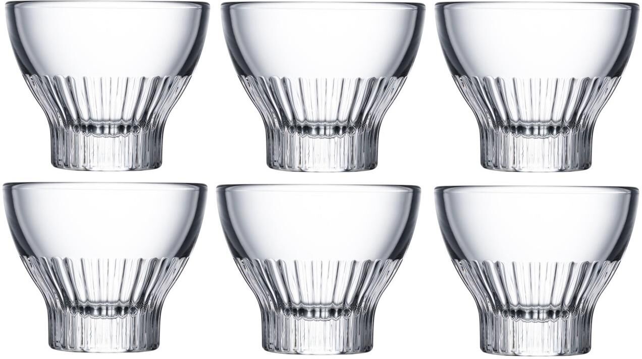 Dessertschale "La Rochère Ouessant 0.8dl", transparent, H:5,7cm Ø:7cm, Glas, Schüsseln, Dessertschale transparent Ø 7cm