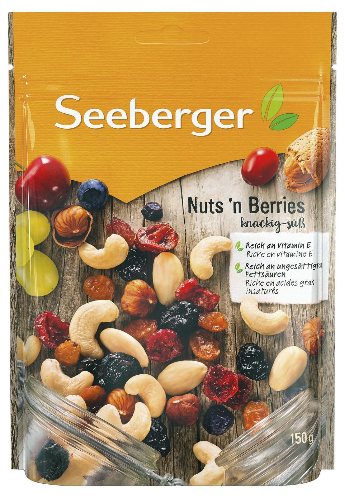 SEEBERGER Nuts 'n Berries 150,0 g 2839026008