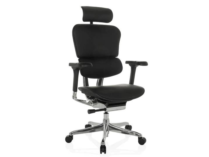 ERGOHUMAN GEN2 Leder - Luxus Chefsessel Schwarz