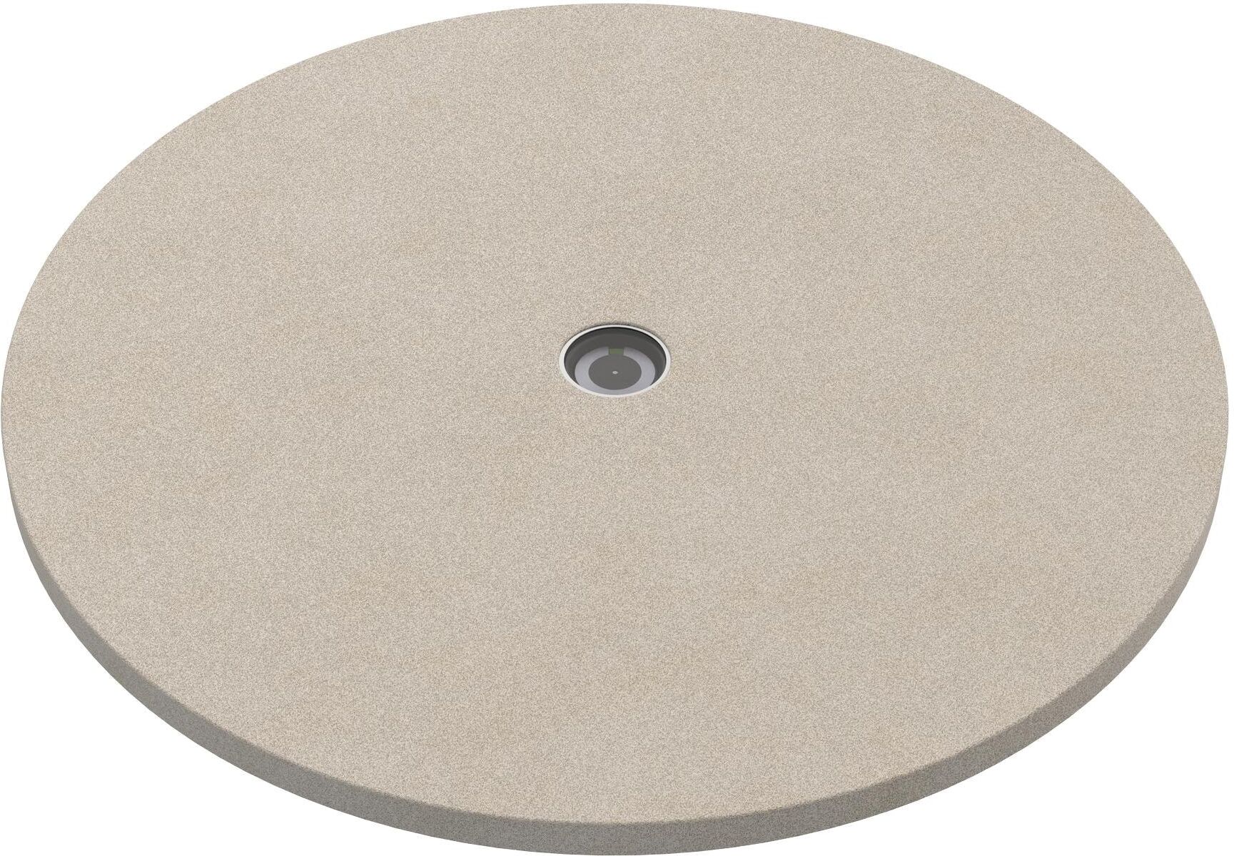 Pizzastein OUTDOORCHEF "Ø 41 cm, Rund", beige, B:41cm H:1,5cm Ø:41cm, Cordierit, Backbleche, Pizzastein beige B/H/T: 41cm 1,5cm
