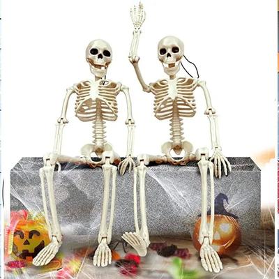 Inspire Essentials Halloween Skeleton Decoration Poseable Human Skeleton Prop For Party And Home Decor Halloween Skeleton Decoration Poseable Human Skeleton Prop For Party And Home Decor