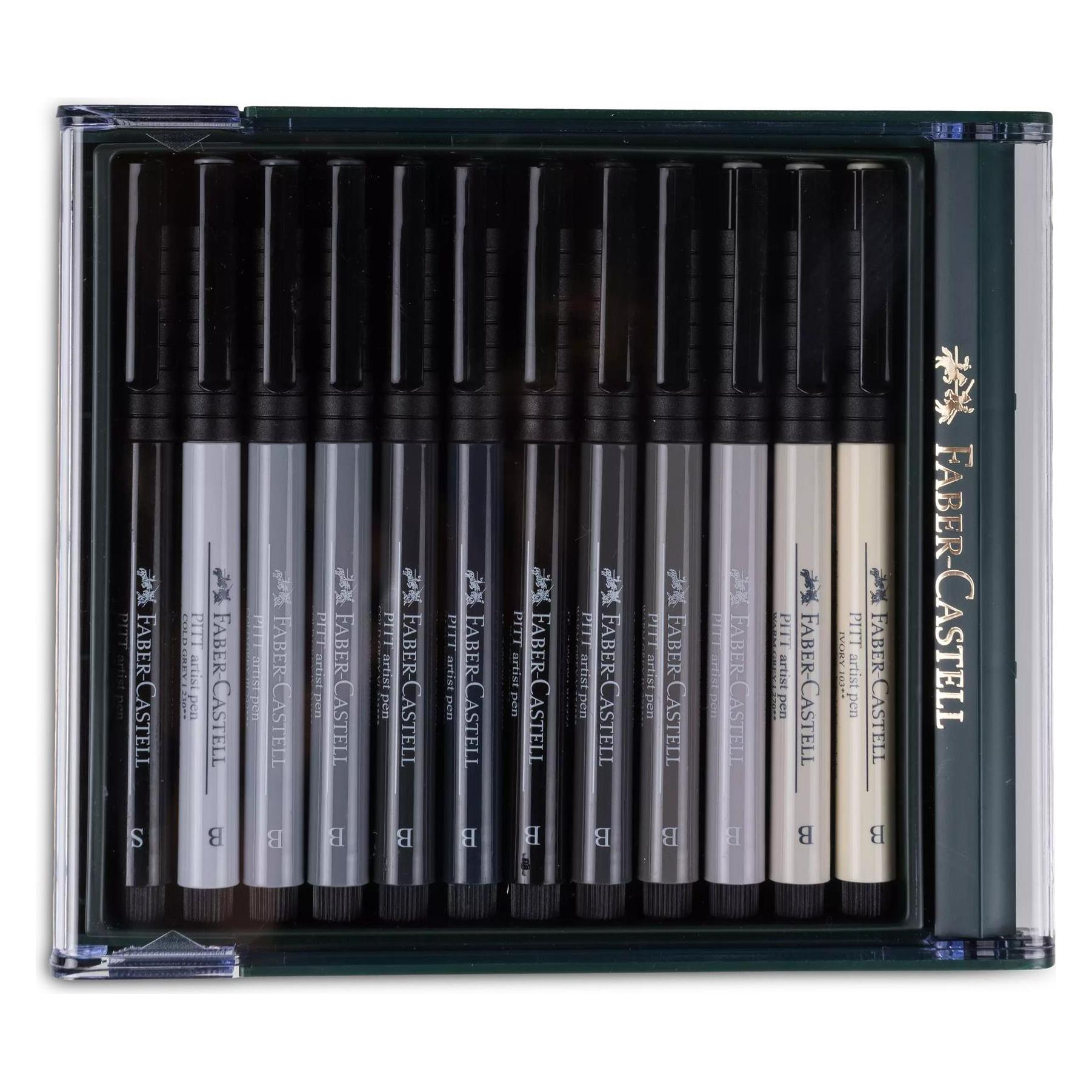 Faber-Castell Pigmentierte Zeichentusche Set (12x) (267423)