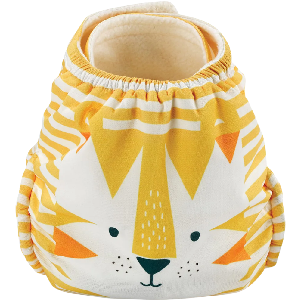 Kit & Kin Reusable Hypoallergenic Cloth Nappy 1&nbsp;un. Tiger