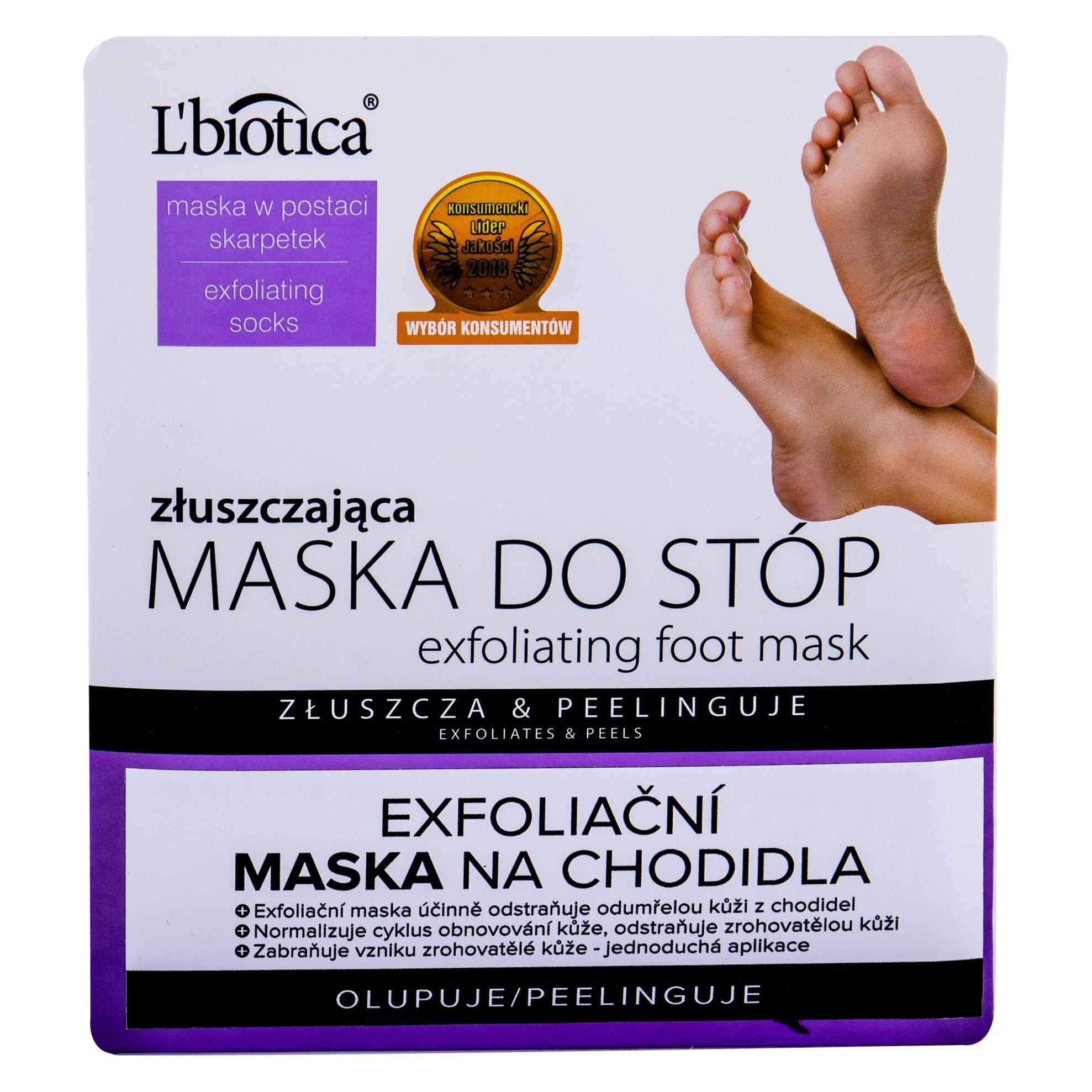 L'Biotica Foot Mask Exfoliating (Fussmaske, 50 g) (0000039783)