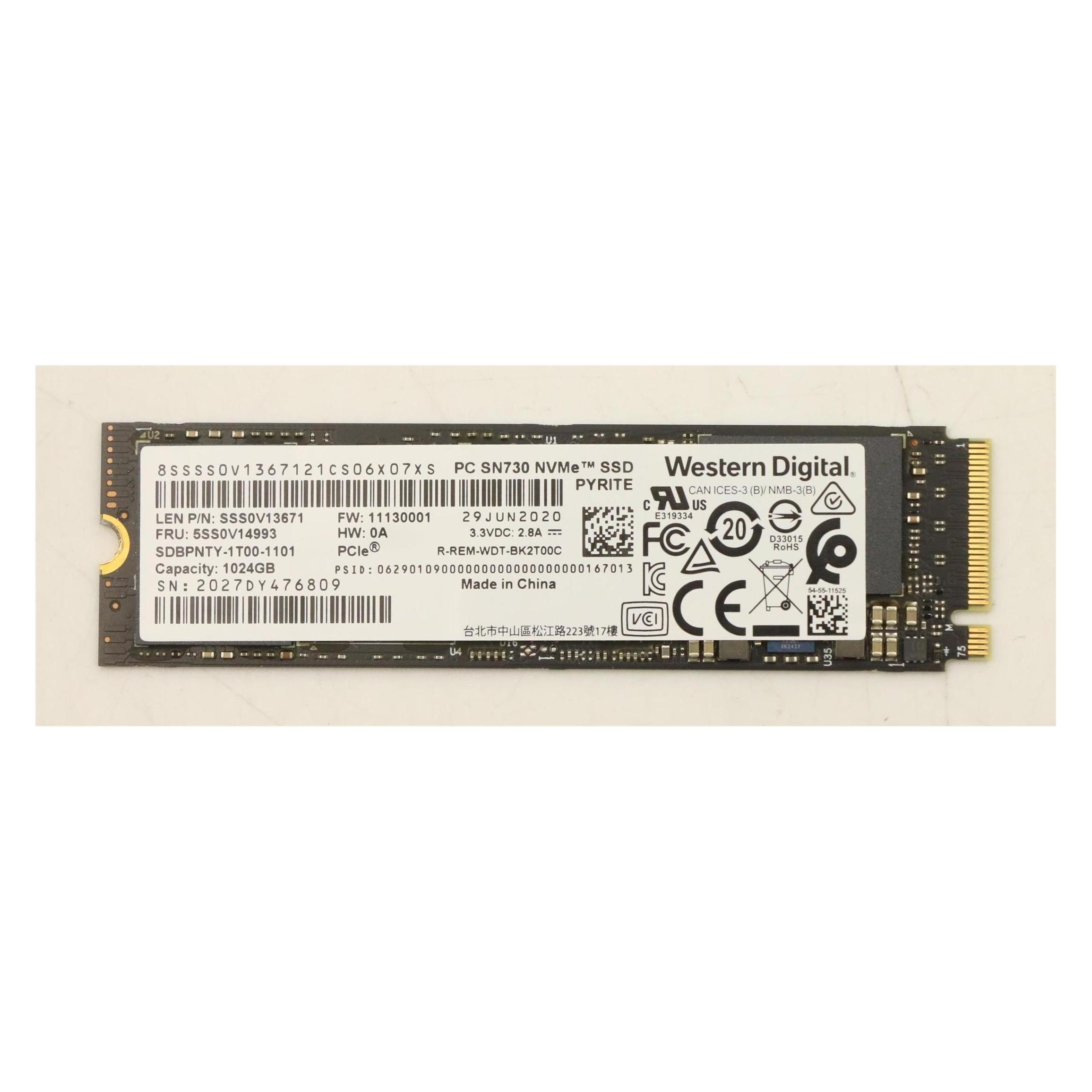 Lenovo Western Digital SN730 1TB (1000 GB, M.2) (5SS0V14993)