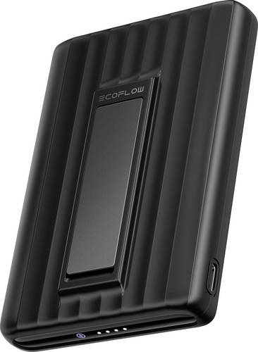 ECOFLOW RAPID Mag 10K Powerbank 10000 mAh Fast Charge, Magsafe, Qi Wireless Charging Li-Ion USB-C Schwarz