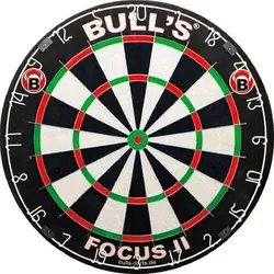BULLS BULL'S Dartboard Focus II Bristle Dart Board, Größe ONE SIZE in Schwarz Schwarz