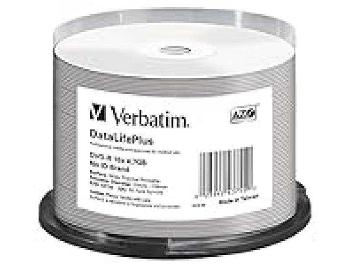 Verbatim 43755 DVD-R 16x 4,7 Go Lot de 50 DVD-R