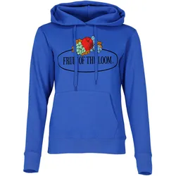 Fruit of the Loom Fruit of the Loom Damen Kapuzenpullover mit großem Vintage-Logo, royal, M