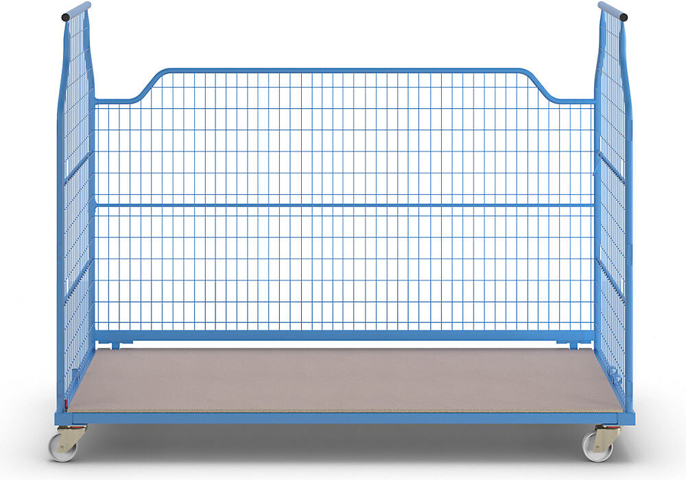Universal-Corlette® mit Vergitterung, Typ 2400, lichtblau, HxBxT 1850 x 2400 x 1150 mm eurokraft pro