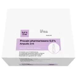 PROCAIN pharmarissano Ampulle 0,5% 2 ml Inj.-Lsg.