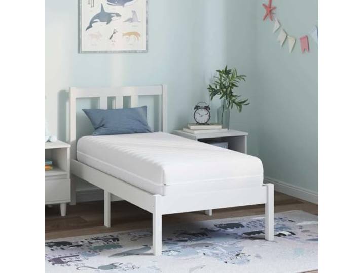 WEMYUFURN Taschenfederkernmatratze Weiß 60x120 cm mit Kokosnusschicht für optimale Unterstützung und verbesserte Schlafqualität – Federkernsystem mit Bewegungssolation