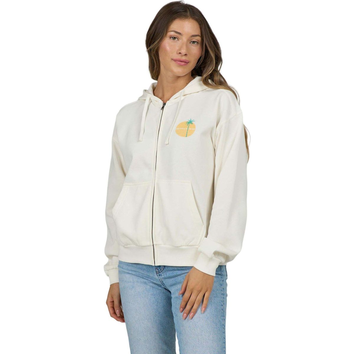 Salty Crew Simplicity Zip Hoody off white (OFFW) XS 20335479W-OFFW-XS