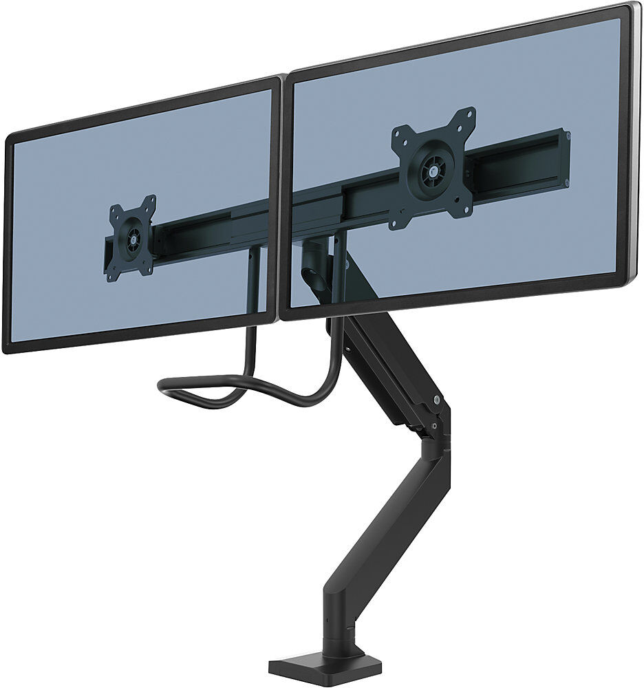 EPPA CROSSBAR-Monitorarm, Schwenkbereich 20°, HxBxT 830 x 160 x 230 mm, schwarz Fellowes