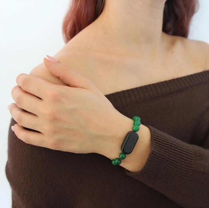 MYLUMI Bracciale Wellness Shamballa Giada Grande-giada Grande