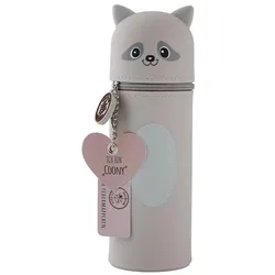 Lulubug, Etui, Federmäppchen Silikon Zoo Animals sort.
