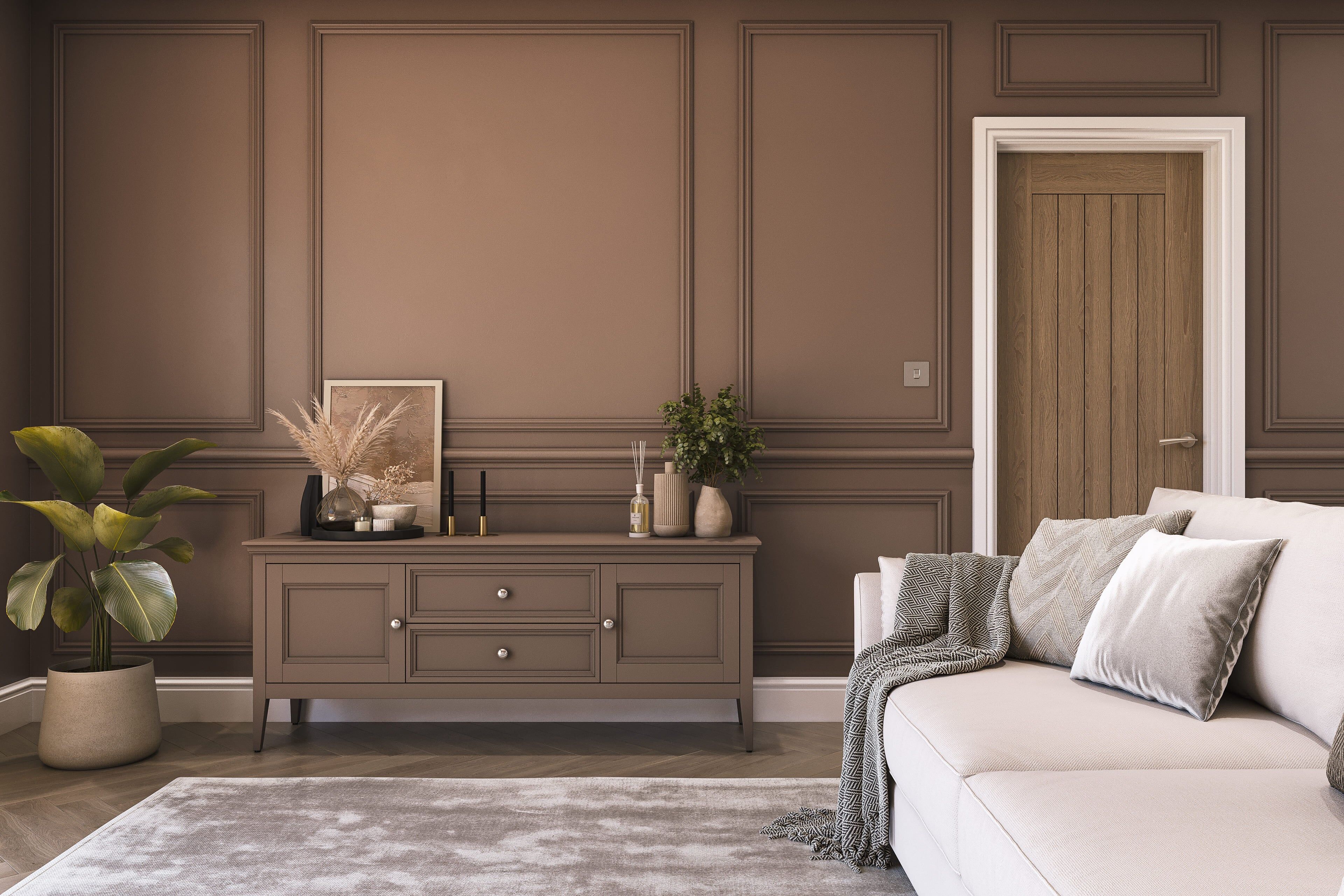 Hemway Peel and Stick Sample - Interior Paint - Mocha Brown