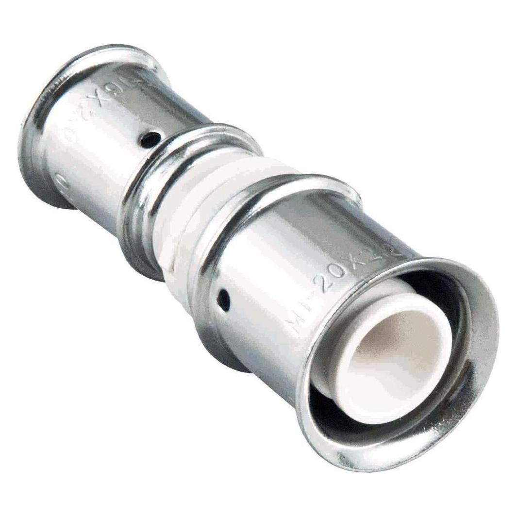 Multitubo Press-Kupplung reduziert aus PPSU 20x16mm (Rohrkupplung) (57031)