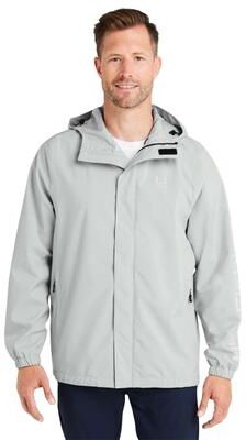 HUK H400159 Men's Storm Rain Jacket in Harbor Mist size XL   Polyester