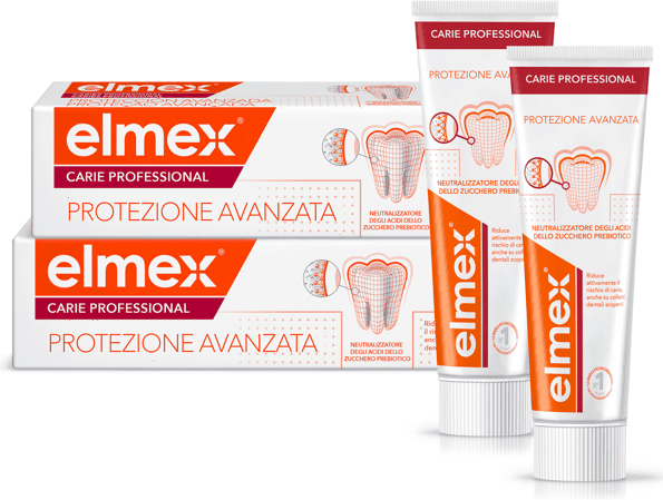 Elmex Dentifricio Carie Professional Protezione Avanzata BIPACCO 2X75 ml