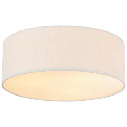 Deckenleuchte Annabell Weiß/Naturfarben max. 3x25 W Deckenlampe