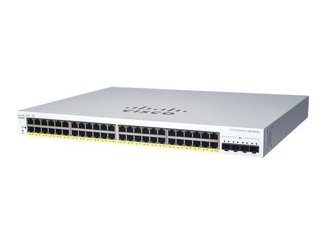 Cisco Switch Business 220-Series 52-Port 1GbE smart managed CBS220-48T-4G-EU