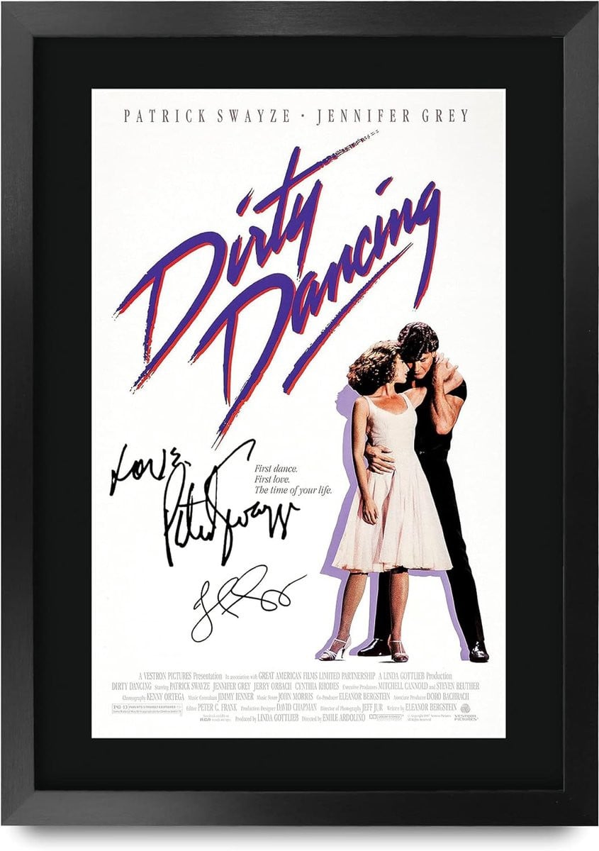 Ingelijste Film Poster Wanddecoratie A3 Formaat Zwart