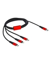 Delock USB Ladekabel 3 in 1 Type-C zu Lightning Micro 1 m Digital/Daten 1 m (86711)