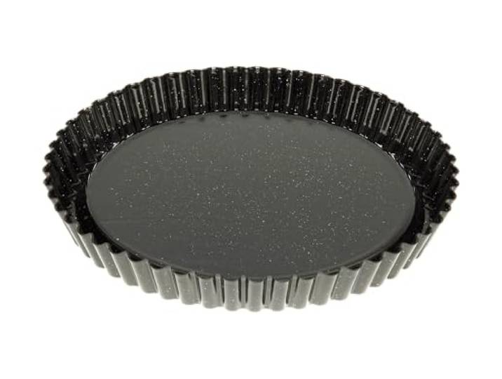 Riess 0868-022 Classic Bakvorm flanvorm, rond, diameter 30 cm, zwart