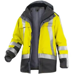 Multinorm Parka "PSA SAFETY X8" - S - warngelb/anthrazit